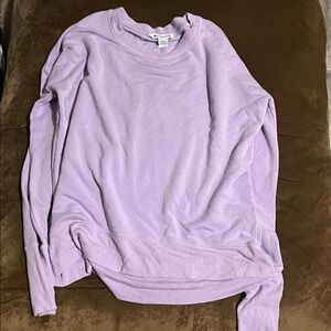 Athleta Lilac Pullover Sweatshirt
